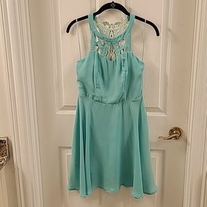Teal dress